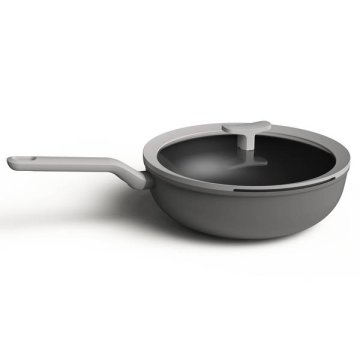 Wok pánev s poklicí - 28 cm - 4,2 l - keramická - Leo